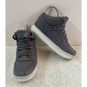 Skechers Energy Lights Kids gray shoes size 1.5